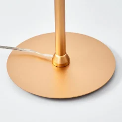 Lampe De Table Lavaca Led Laiton, 1 Lumiere