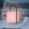Lampe De Table Leuchten Direkt Keno Led Noir, 1 Lumiere, Telecommandes, Changeur De Couleurs