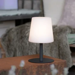 Lampe De Table Leuchten Direkt Keno Led Noir, 1 Lumiere