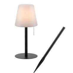 Lampe De Table Leuchten Direkt Keno Led Noir, 1 Lumiere