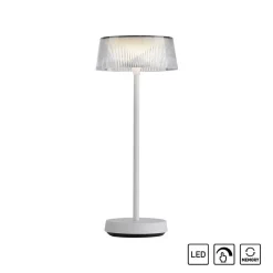 Lampe De Table Leuchten-Direkt Dora Led Blanc, 1 Lumiere