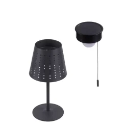 Lampe De Table Leuchten-Direkt Mandy Led Anthracite, 1 Lumiere