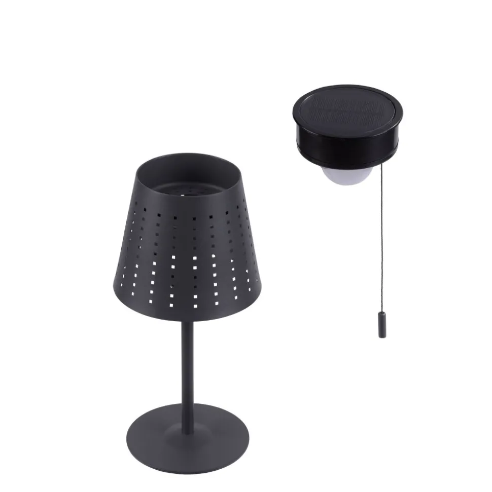 Lampe De Table Leuchten-Direkt Mandy Led Anthracite, 1 Lumiere