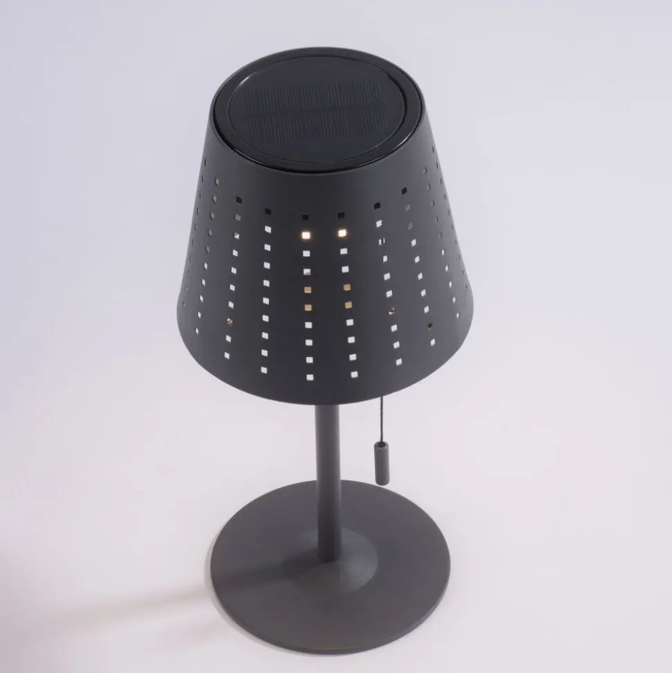 Lampe De Table Leuchten-Direkt Mandy Led Anthracite, 1 Lumiere