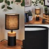 Lampe De Table Lorrain Couleur Bois, 1 Lumiere