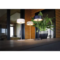 Lampe De Table Lutec Cocktail Led Noir, 1 Lumiere