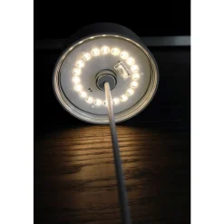 Lampe De Table Lutec Cocktail Led Noir, 1 Lumiere