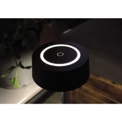 Lampe De Table Lutec Cocktail Led Noir, 1 Lumiere