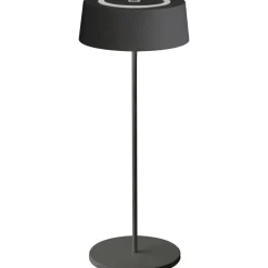 Lampe De Table Lutec Cocktail Led Noir, 1 Lumiere