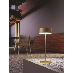 Lampe De Table Lutec Cocktail Led Or, 1 Lumiere