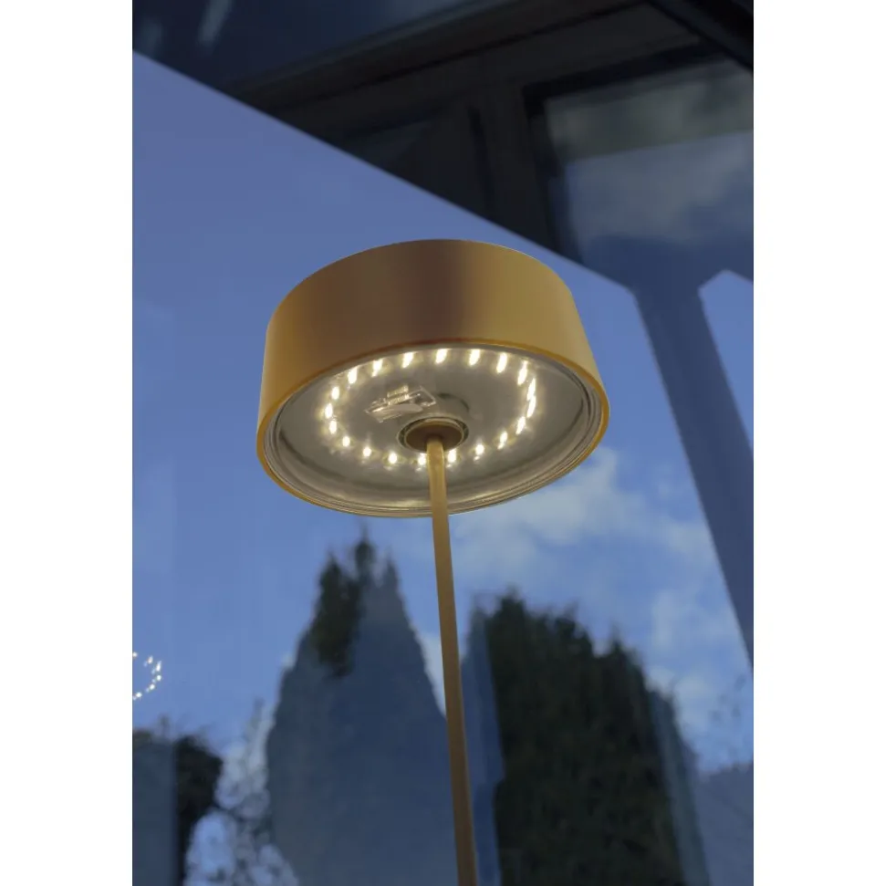 Lampe De Table Lutec Cocktail Led Or, 1 Lumiere