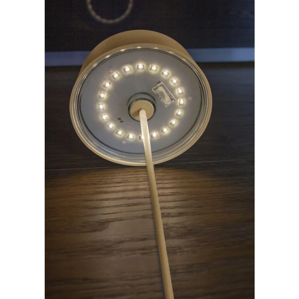 Lampe De Table Lutec Cocktail Led Or, 1 Lumiere