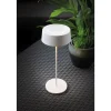 Lampe De Table Lutec Cocktail Led Blanc, 1 Lumiere