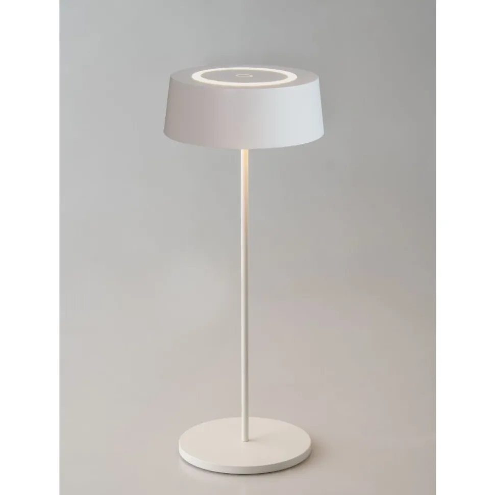 Lampe De Table Lutec Cocktail Led Blanc, 1 Lumiere