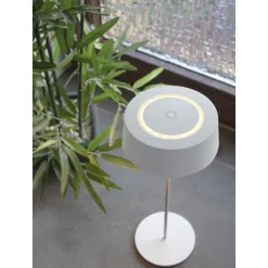 Lampe De Table Lutec Cocktail Led Blanc, 1 Lumiere