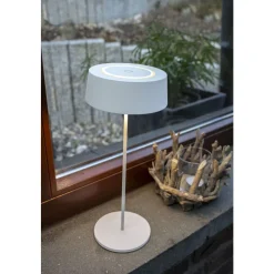 Lampe De Table Lutec Cocktail Led Blanc, 1 Lumiere