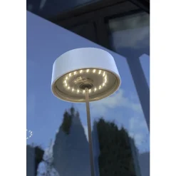 Lampe De Table Lutec Cocktail Led Blanc, 1 Lumiere
