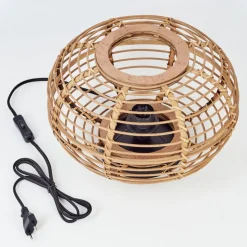 Lampe De Table Manteau Ecru, 1 Lumiere