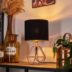Lampe De Table Marang Cuivre, 1 Lumiere