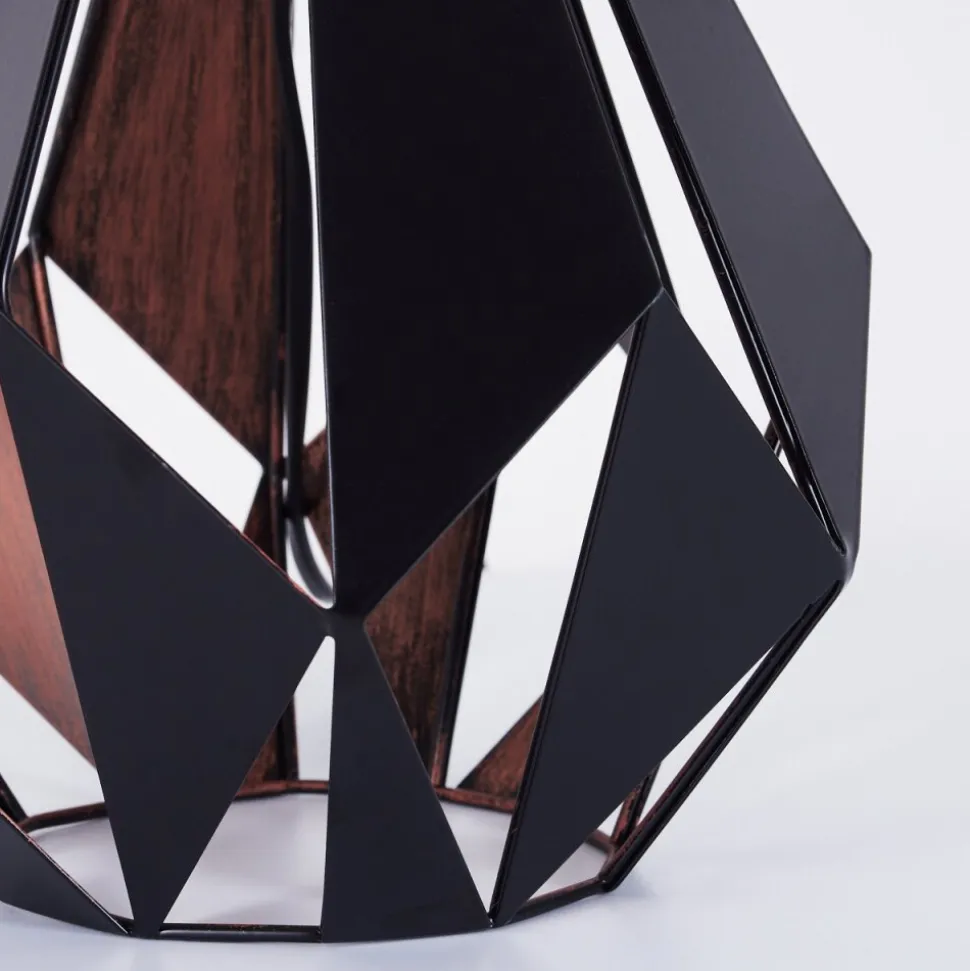 Lampe De Table Marang Cuivre, Noir, 1 Lumiere