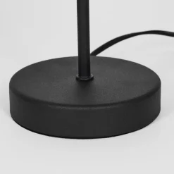 Lampe De Table Marbach Noir, 1 Lumiere