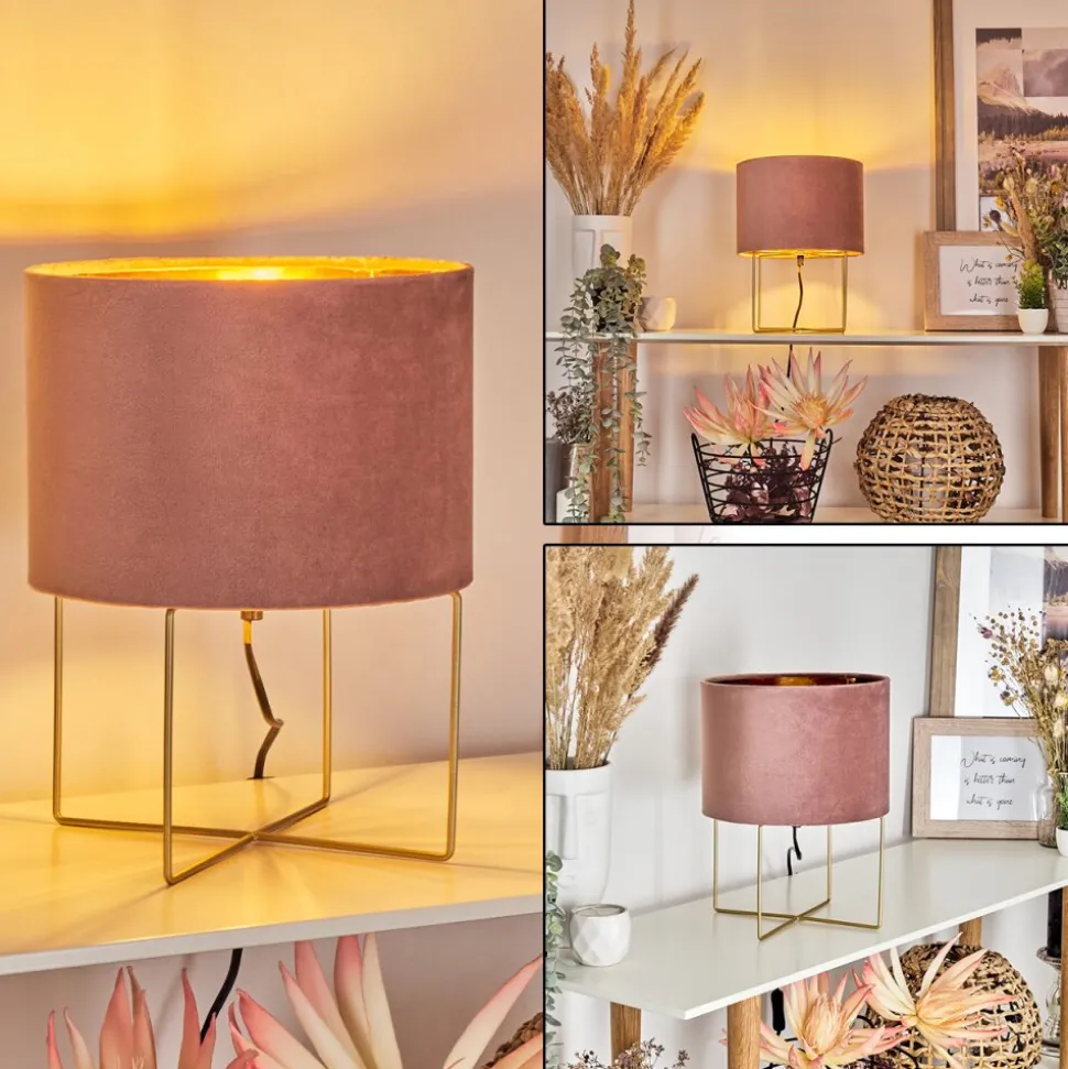 Lampe De Table Maripi Or, 1 Lumiere