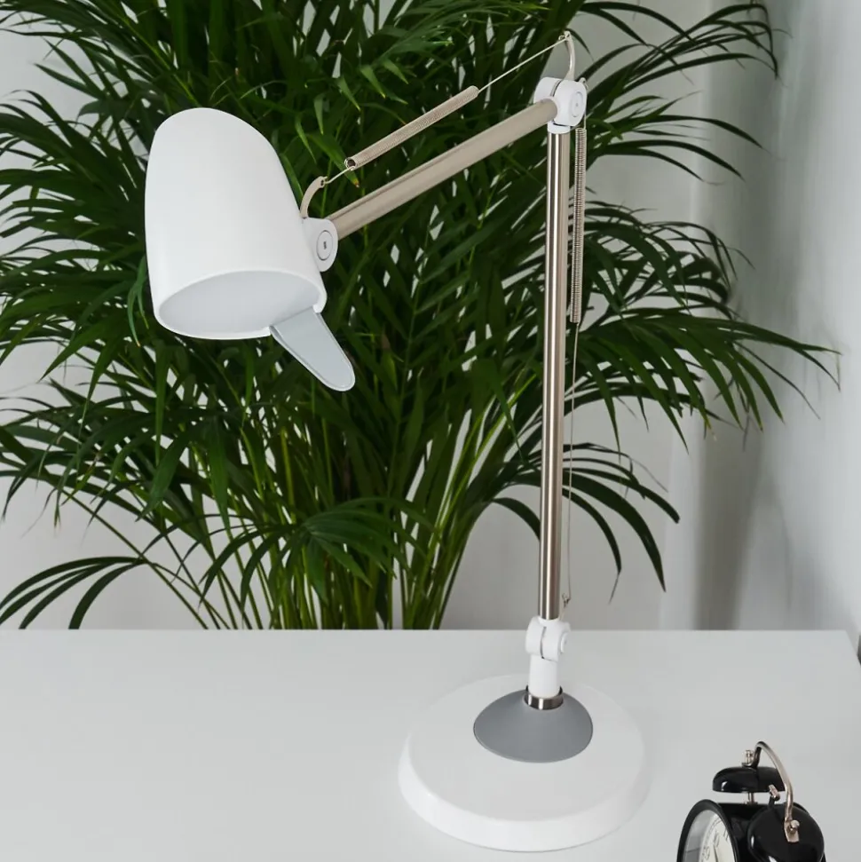 Lampe De Table Mildura Led Blanc, 1 Lumiere