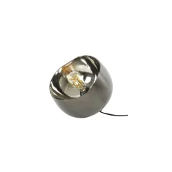 Lampe De Table Mirror Nickel Mat, Noir, 1 Lumiere