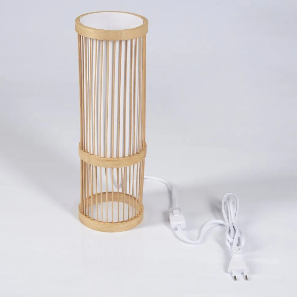 Lampe De Table Misa Bois Clair, 1 Lumiere