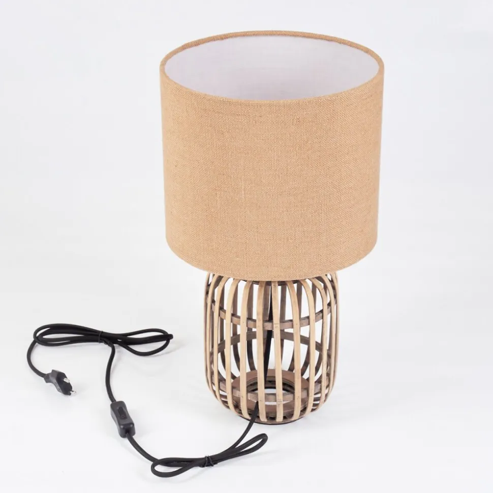 Lampe De Table Mongolei Ecru, 1 Lumiere