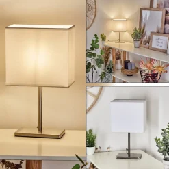 Lampe De Table Niukkala Nickel Mat, 1 Lumiere