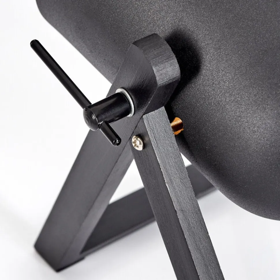 Lampe De Table Novilly Noir, 1 Lumiere