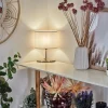 Lampe De Table Oilinki Nickel Mat, 1 Lumiere