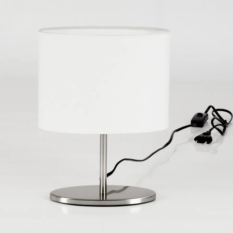Lampe De Table Oilinki Nickel Mat, 1 Lumiere