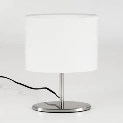 Lampe De Table Oilinki Nickel Mat, 1 Lumiere