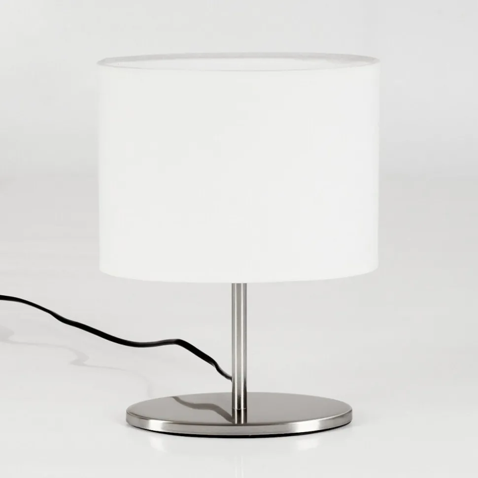 Lampe De Table Oilinki Nickel Mat, 1 Lumiere