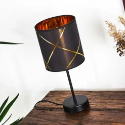 Lampe De Table Opatija Noir, 1 Lumiere