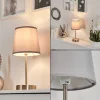 Lampe De Table Paao Nickel Mat, 1 Lumiere