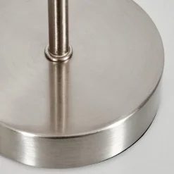 Lampe De Table Paao Nickel Mat, 1 Lumiere