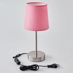Lampe De Table Paao Nickel Mat, 1 Lumiere