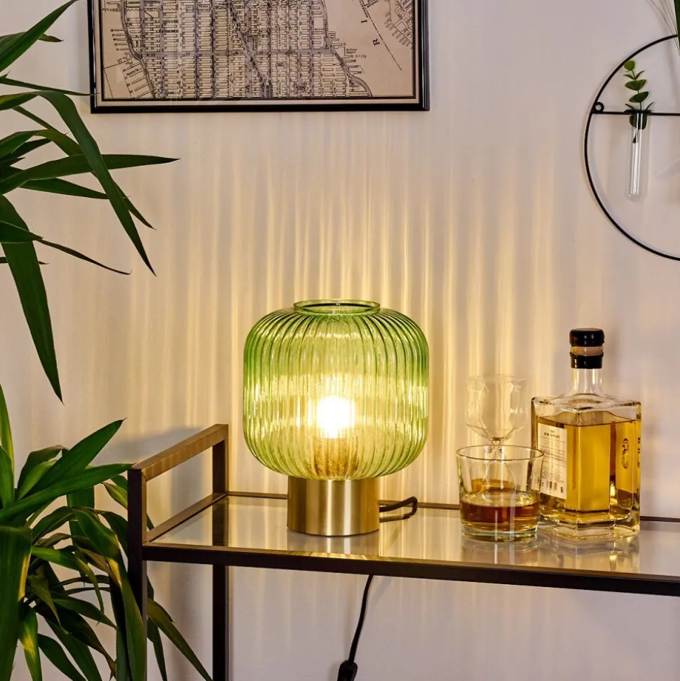 Lampe De Table Paeni Or, 1 Lumiere
