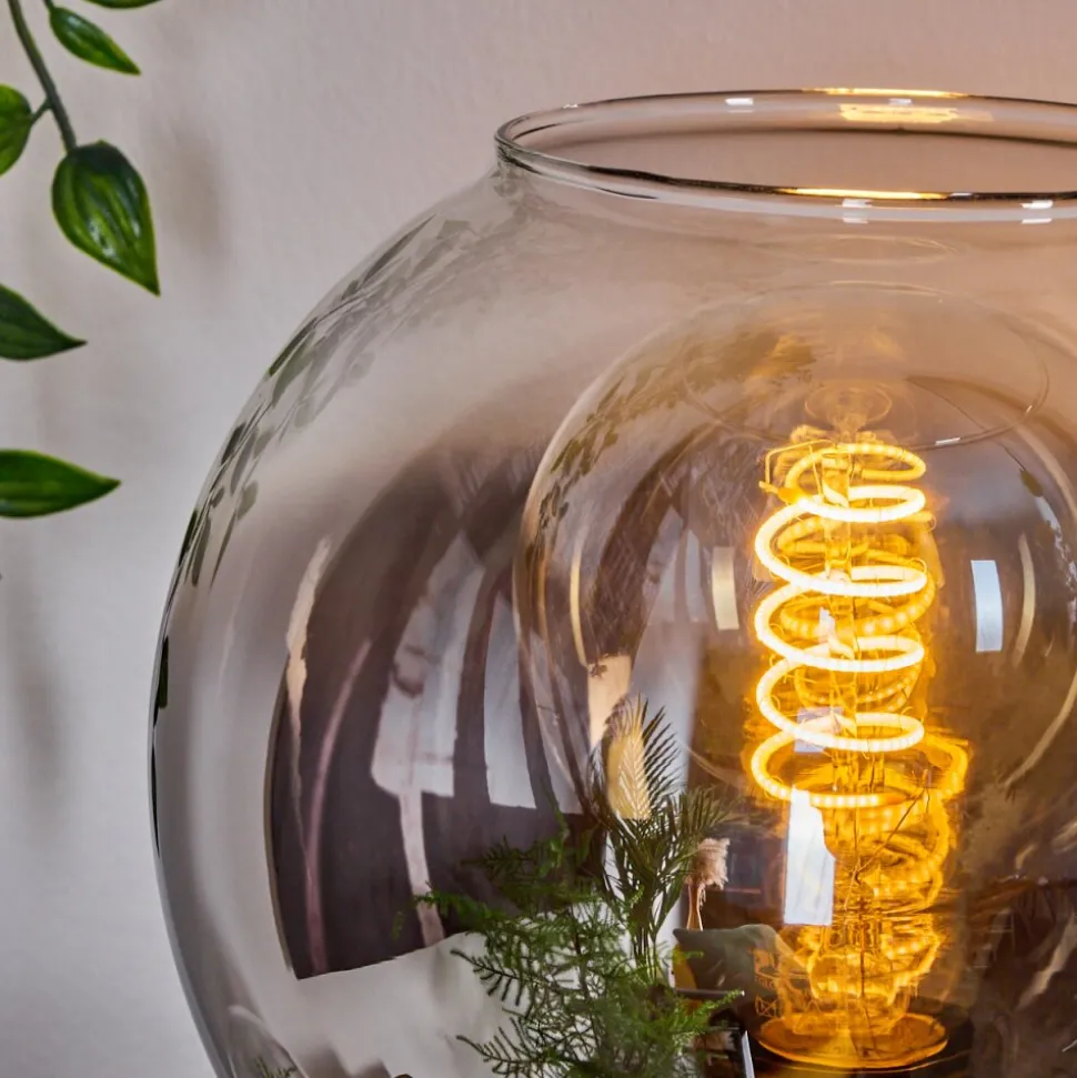 Lampe De Table Pascal Noir, 1 Lumiere