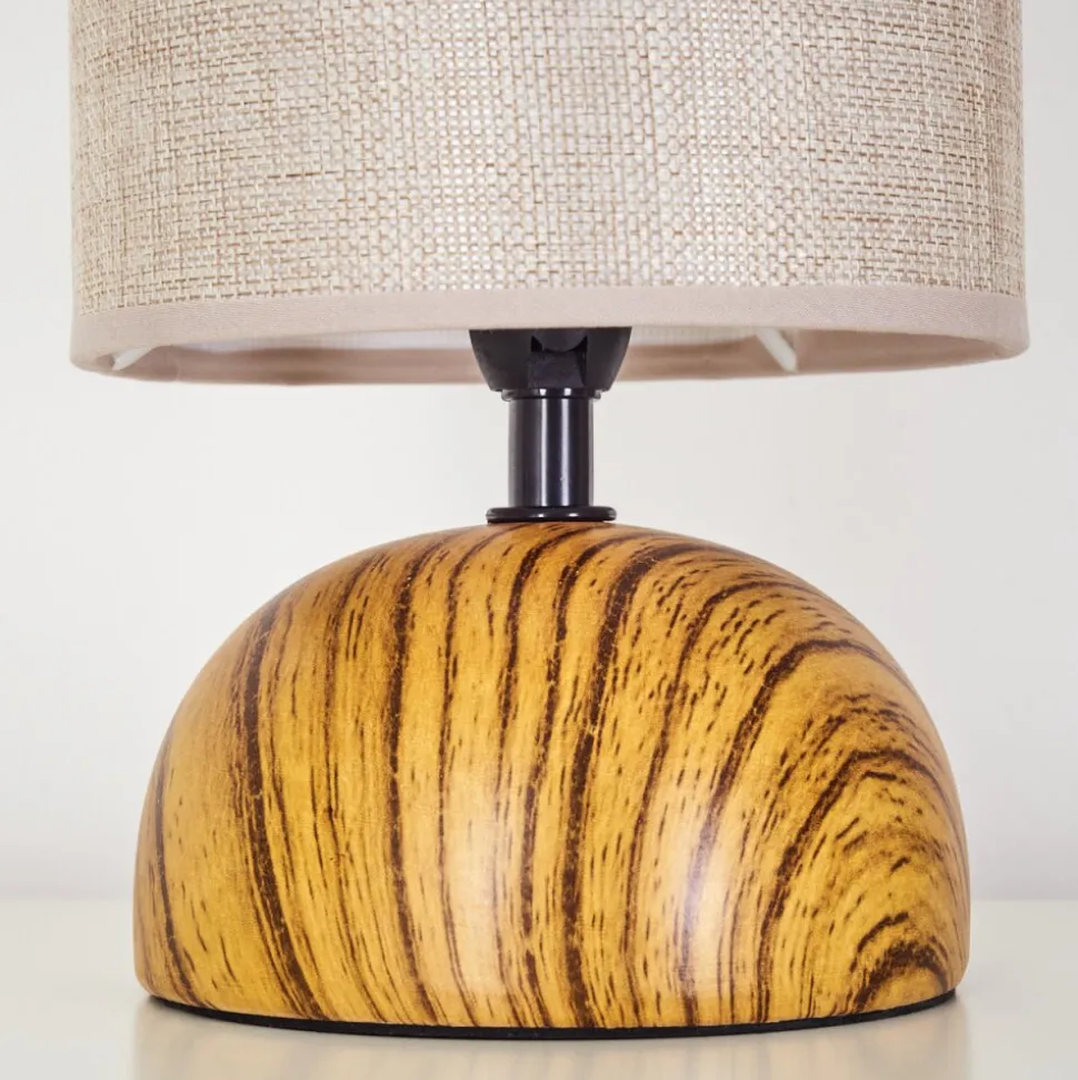 Lampe De Table Passila Couleur Bois, 1 Lumiere