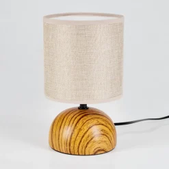 Lampe De Table Passila Couleur Bois, 1 Lumiere