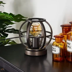 Lampe De Table Plan Laiton, 1 Lumiere