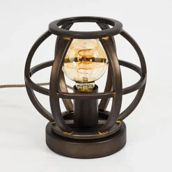 Lampe De Table Plan Laiton, 1 Lumiere