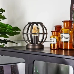 Lampe De Table Plan Laiton, 1 Lumiere