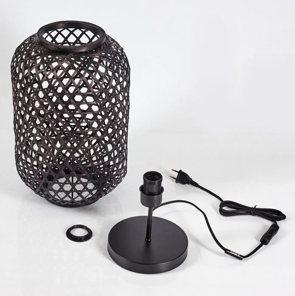 Lampe De Table Quinto Noir, 1 Lumiere