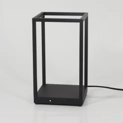 Lampe De Table Ranquile Led Noir, 2 Lumieres