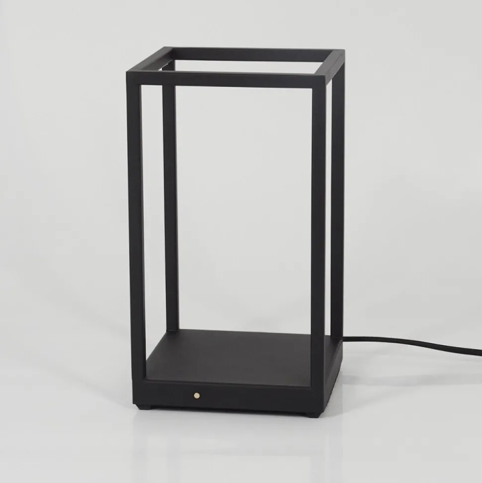 Lampe De Table Ranquile Led Noir, 2 Lumieres